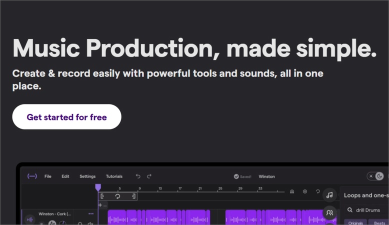 무료 음악 편집 사이트 1