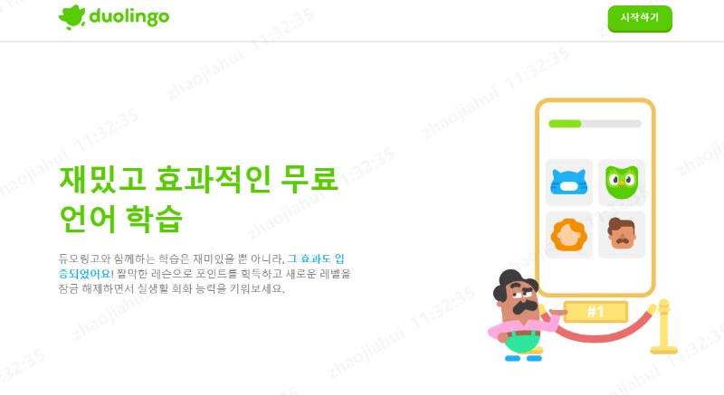듀오링고 언어 공부