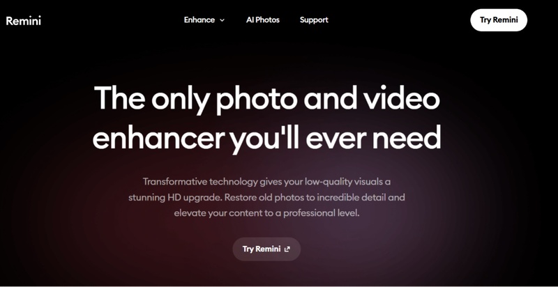 AI 사진 복원 프로그램 1