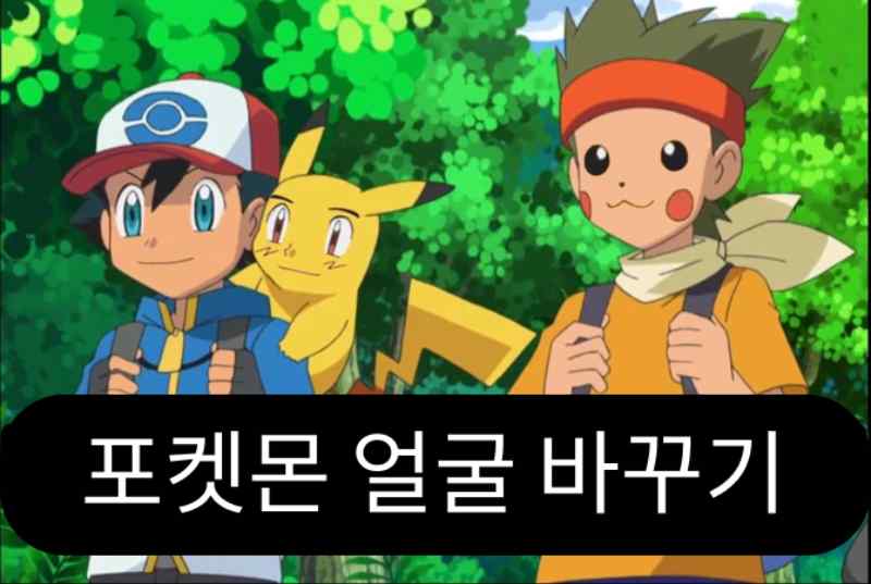 포켓몬 얼굴 바꾸기