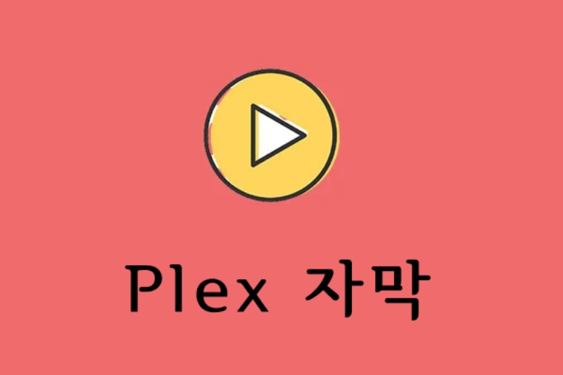 Plex 자막 안됨