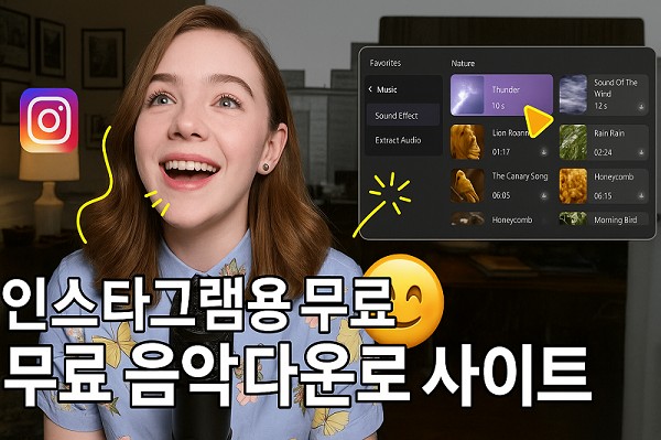 인스타그램용 무료 음악