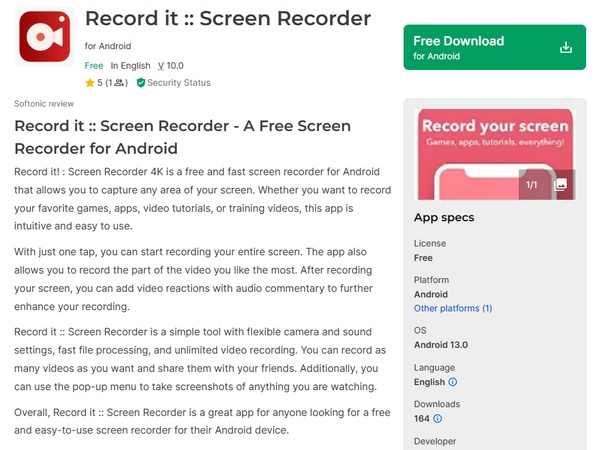 핸드폰 화면 녹화 앱 3