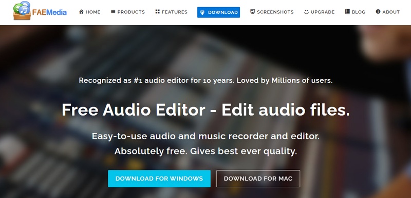 음원 편집 프로그램-Free Audio Editor