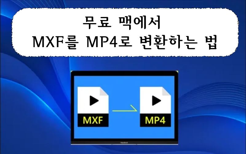 mxf mp4 변환
