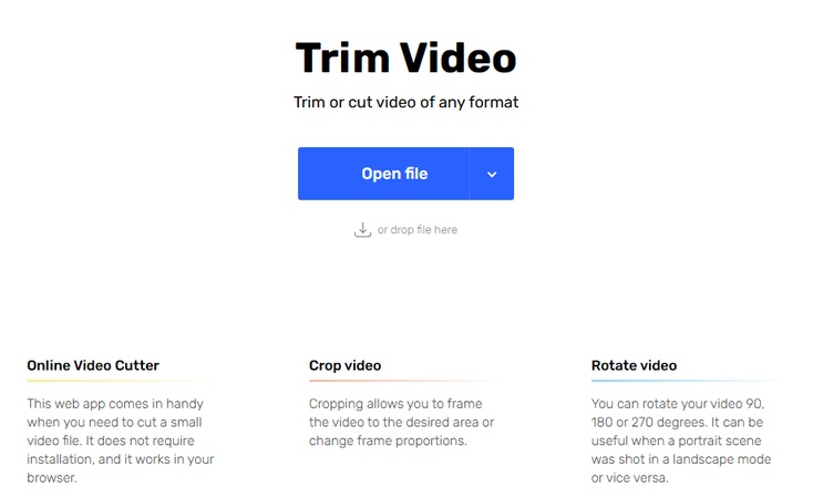 동영상 자르기 도구 4
