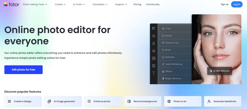 AI 동영상 생성기-Fotor