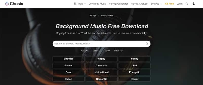 무료 bgm 사이트 Chosic