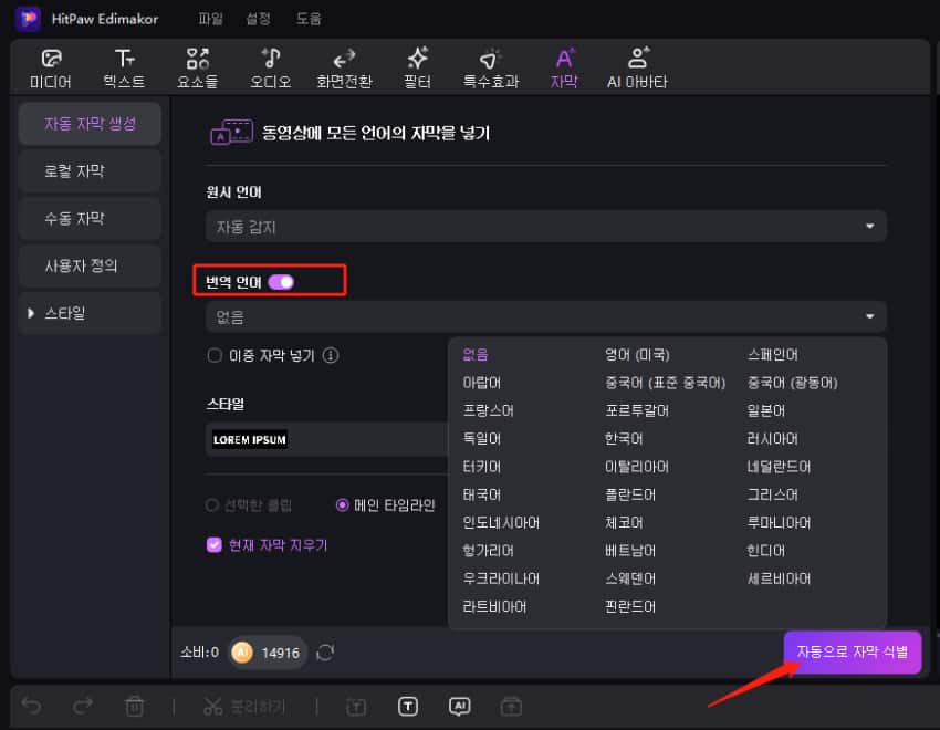 자막 번역