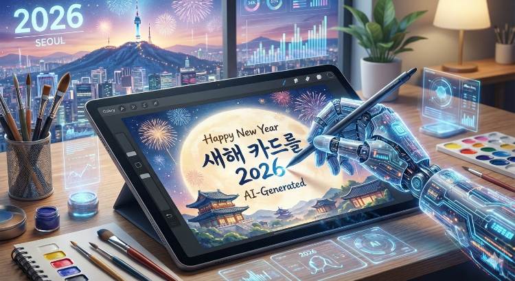 새해 인사 카드