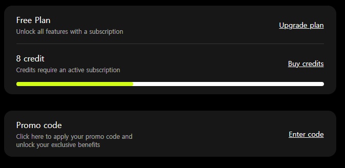 Higgsfield AI 텍스트 영상 만드는 방법 2