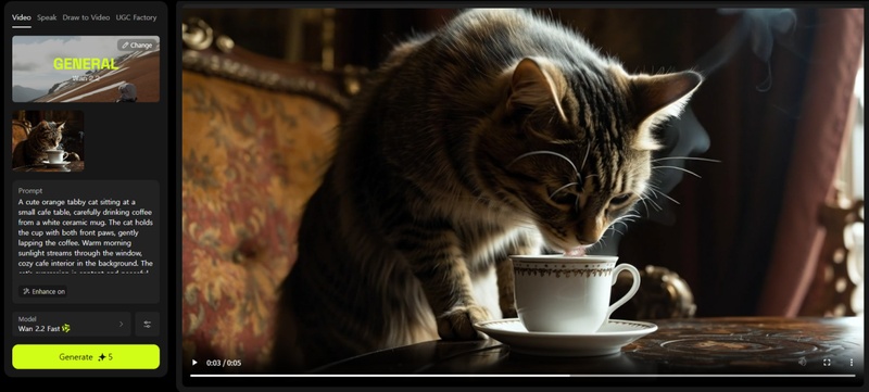 Higgsfield AI 텍스트 영상 만드는 방법 6