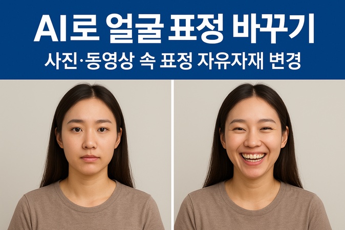 사진 표정 바꾸기