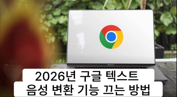 구글 텍스트 음성 변환 끄는 방법
