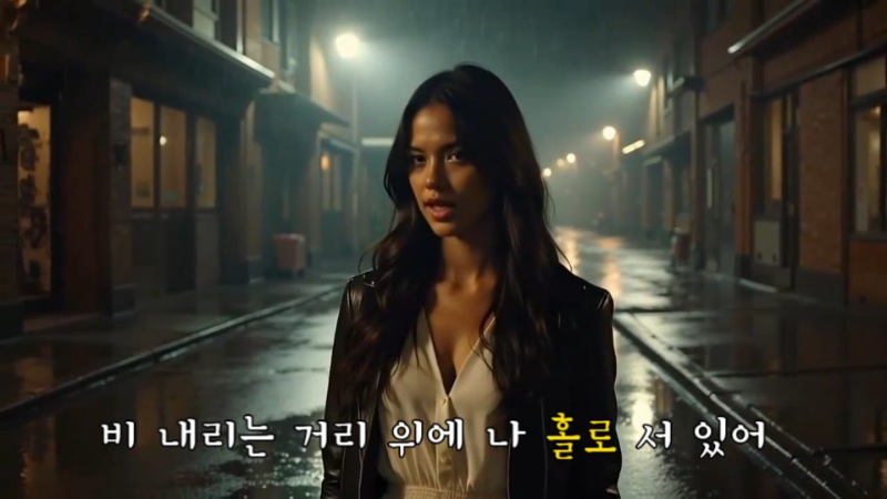 노래방 자막 효과