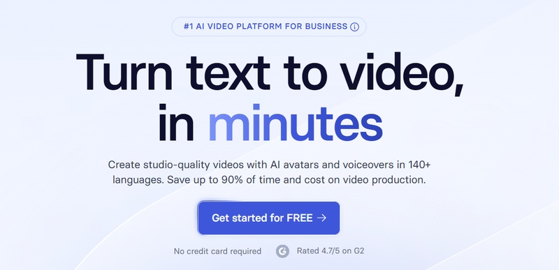 AI 영상 제작 사이트 4