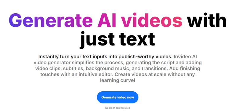 AI 영상 제작 사이트 9