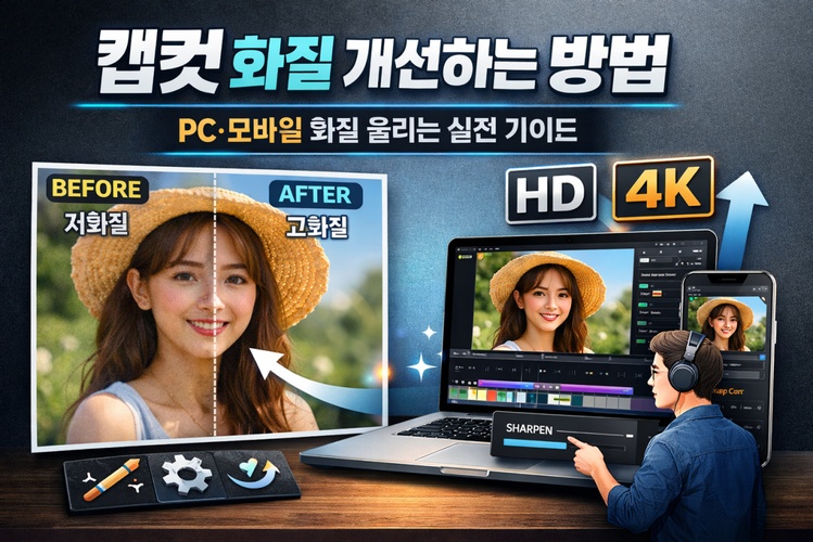 캡컷 화질 개선