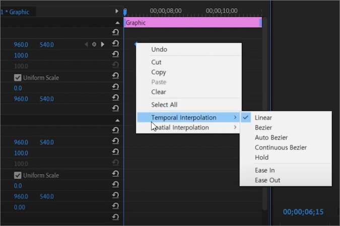 프리미어 프로에서 텍스트 자막 편집 방법 4
