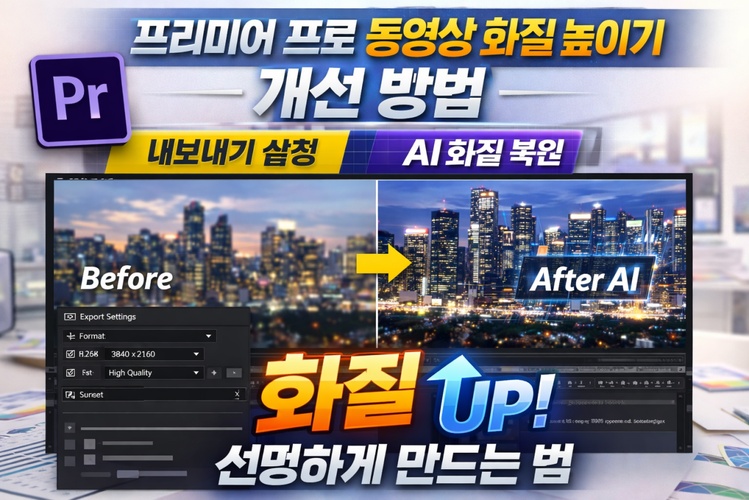 프리미어 프로 영상 화질