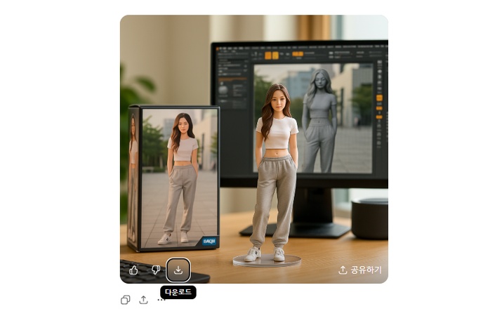 ChatGPT 4o로 AI 3D 피규어 만드는 방법 4