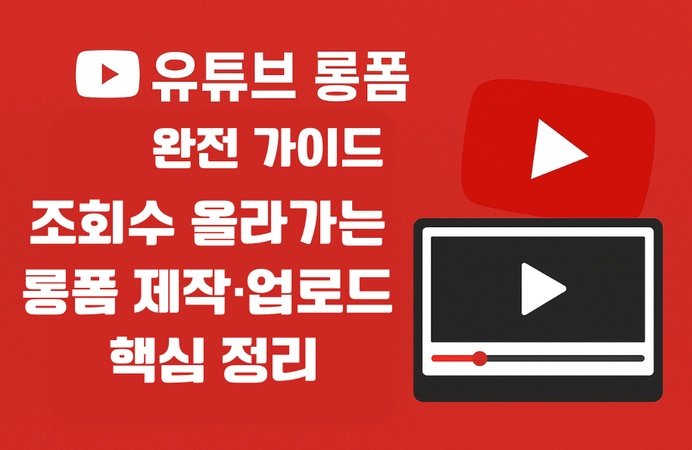 유튜브 롱폼 올리는법