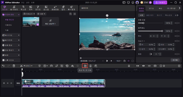 음성 텍스트 변환