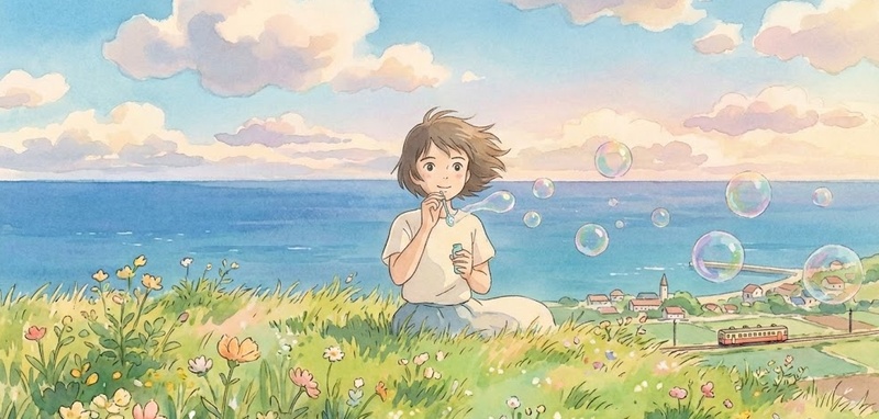 AI 지브리 ASMR 영상 특징