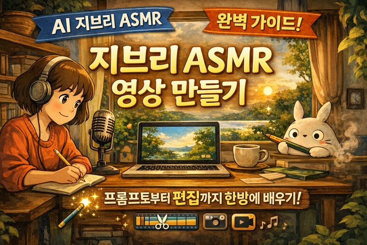AI 지브리 ASMR 영상