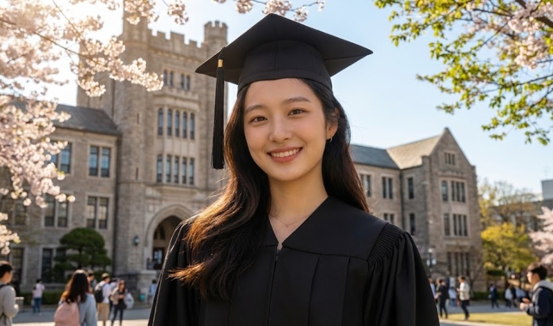 AI 졸업 사진 프롬프트 스타일 2