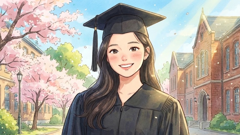 AI 졸업 사진 프롬프트 스타일 6