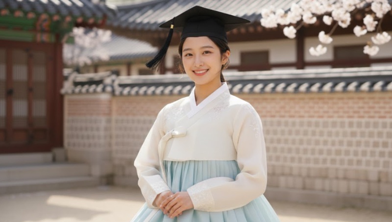 AI 졸업 사진 프롬프트 스타일 8