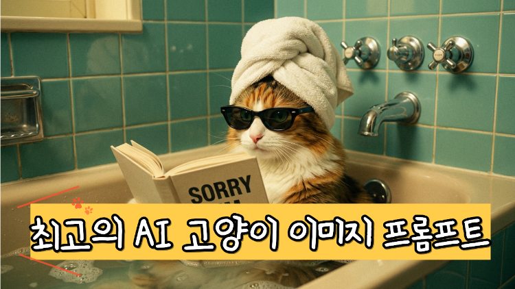 AI 고양이 이미지 프롬프트