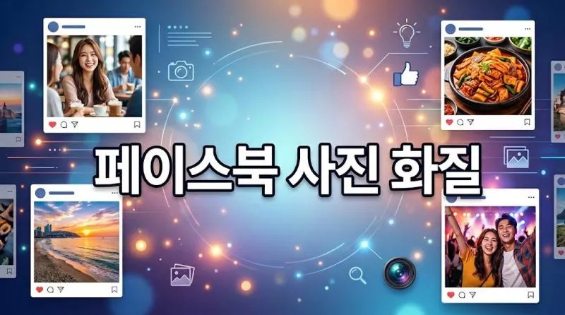 페이스북 사진 화질