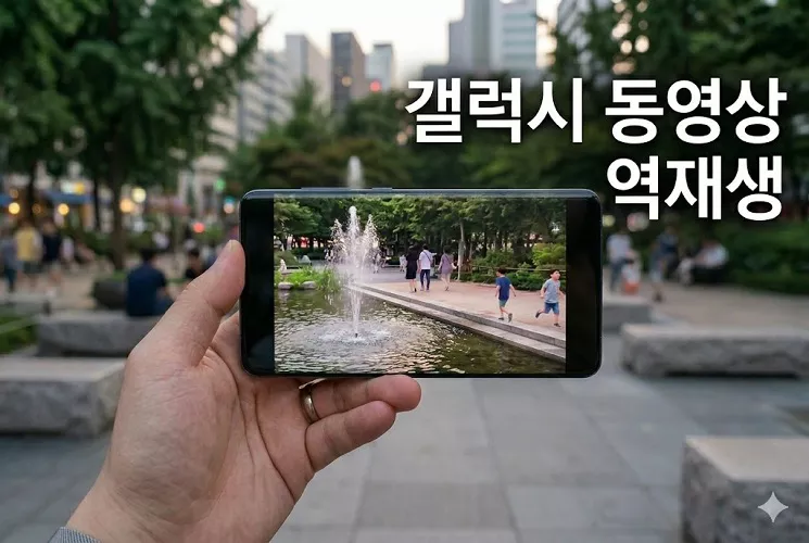 갤럭시 동영상 역재생
