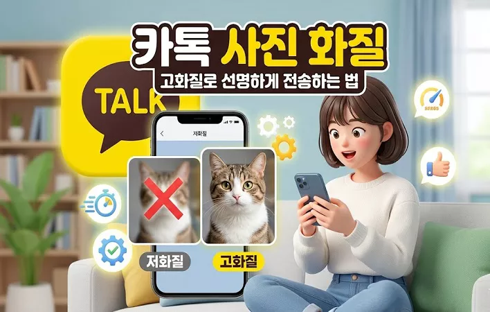 카톡 사진 화질