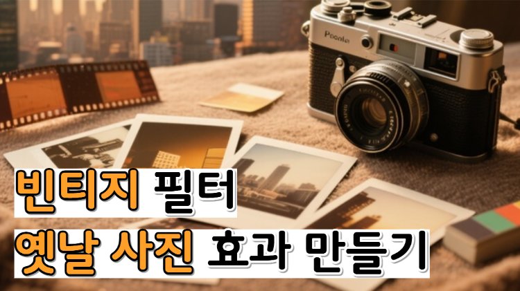 빈티지 사진 필터