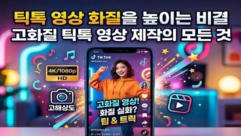 틱톡 영상 화질
