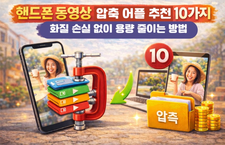 핸드폰 동영상 압축 어플