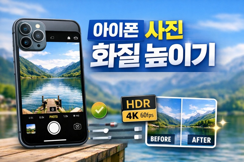 아이폰 사진 화질 개선