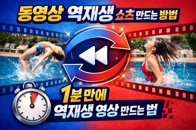 동영상 역재생 쇼츠 만드는 방법 1