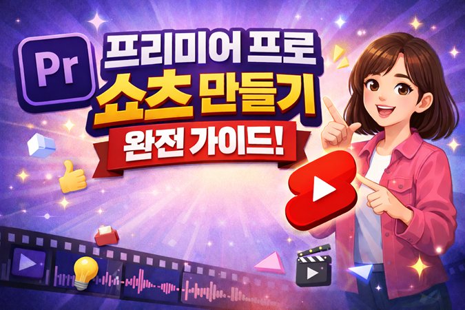 프리미어 프로 유튜브 쇼츠 만드는 방법 1