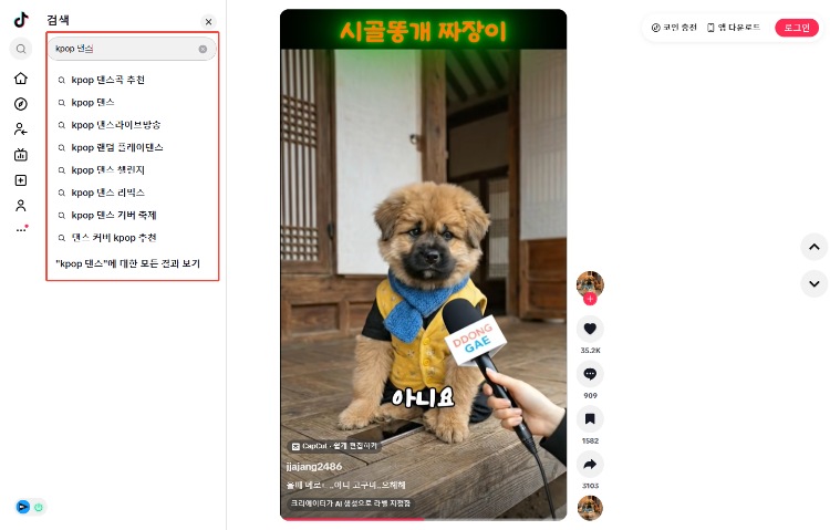 컴퓨터에서 틱톡 앱 없이 보는 방법 3