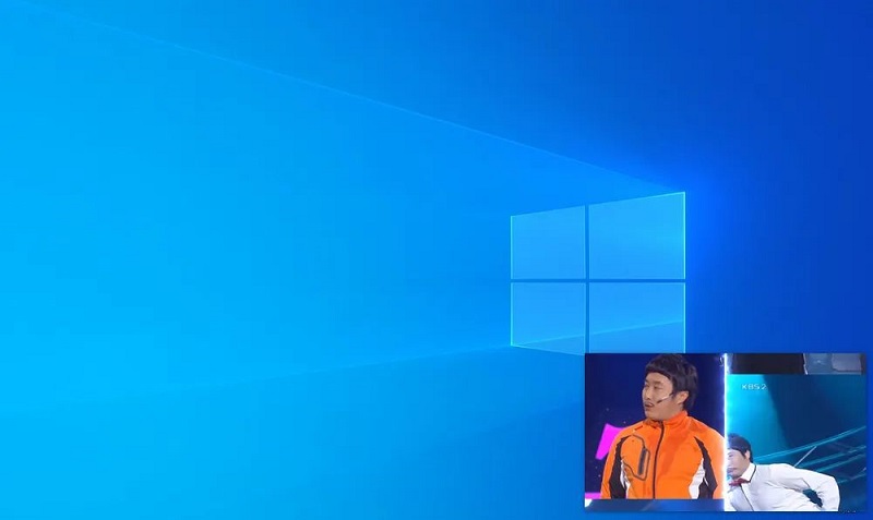 영상 시청용 및 영상 제작용 PIP 구분 이미지