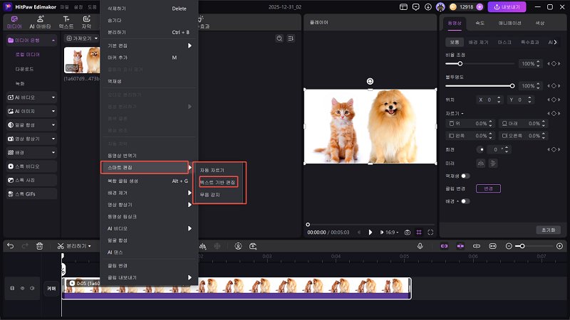 텍스트 기반 편집 AI 도구