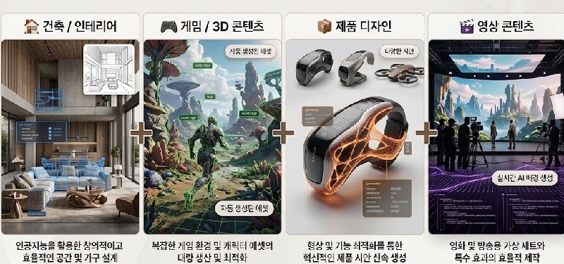 AI 3D 모델링은 어디에 활용할 수 있을까?